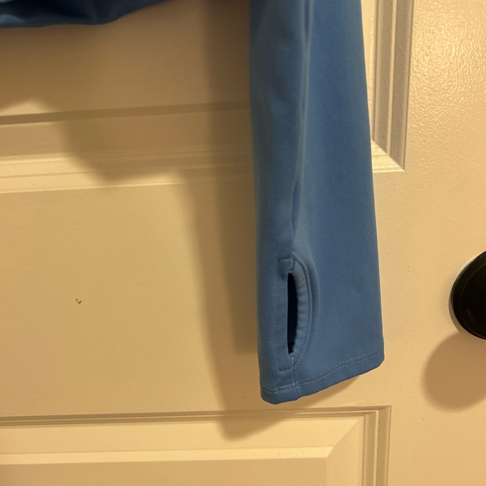 Yogalicious Women's Light Blue Quarter-Zip Sweatshirt - Picture 2 of 5